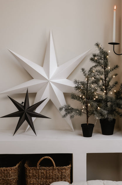 XXL CHRISTMAS STAR - WHITE - 7 POINTS - 100 CM