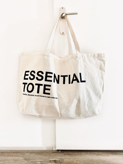 huisje van sanne xxl essential tote canvas tas