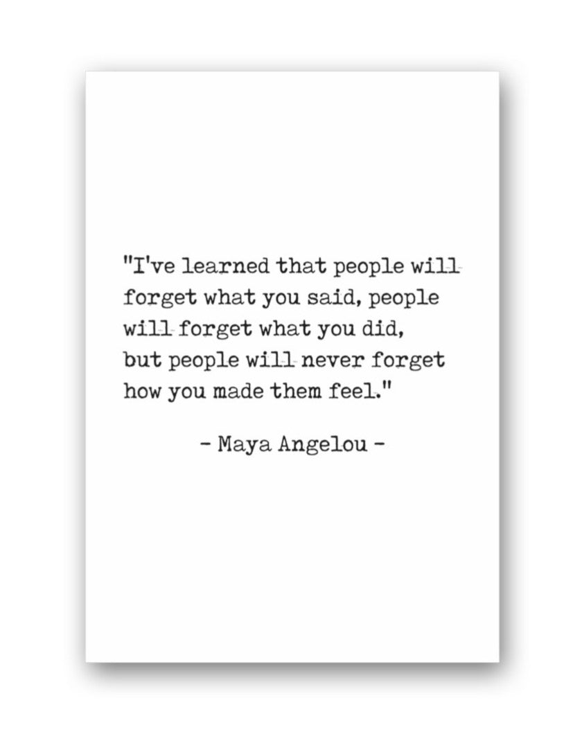 QUOTE ANGELOU  POSTER